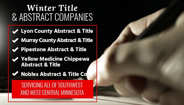 Learn More About Winter Title and Abstract Companies
